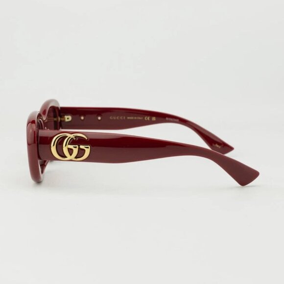 NEW Gucci Red Ladies Sunglasses 53mm 100% Authentic main image 5